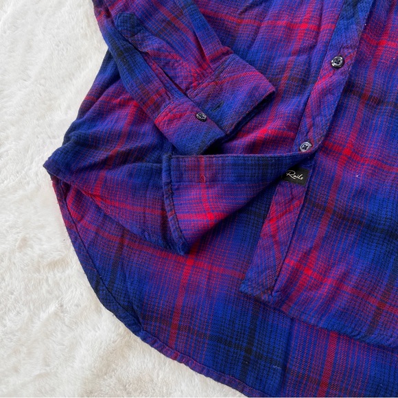 Rails Hunter Button Up Flannel Small - Picture 4 of 7